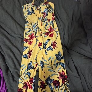 No Boundaries Yellow Floral Kids Bodysuit